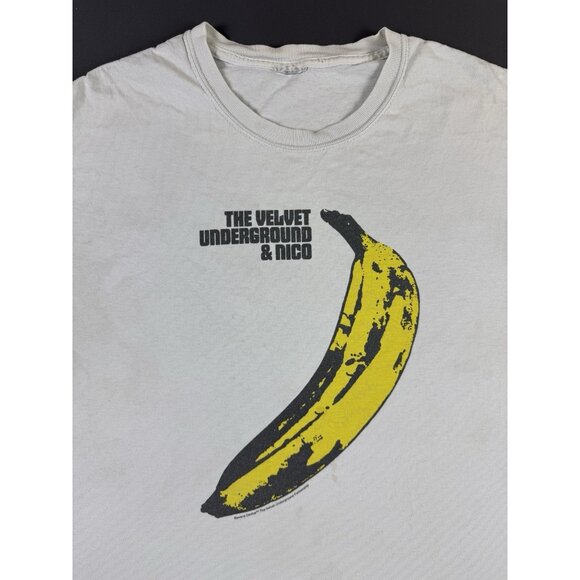 Rare Vintage Y2K Velvet Underground Nico Andy Warhol Banana Art Band Music Promo - Picture 3 of 10
